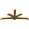 Ekena Millwork Davenport Rough Sawn Timber Gable Bracket, Western Red Cedar, 96"W x 44"H x 4"D x 6"F, 11/12 Pitch GBW096X44X0406DAV00RWR - alternate 4